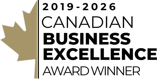 Canadian Business Excellence Award Winner 2019–2026 (Excellence Canada)